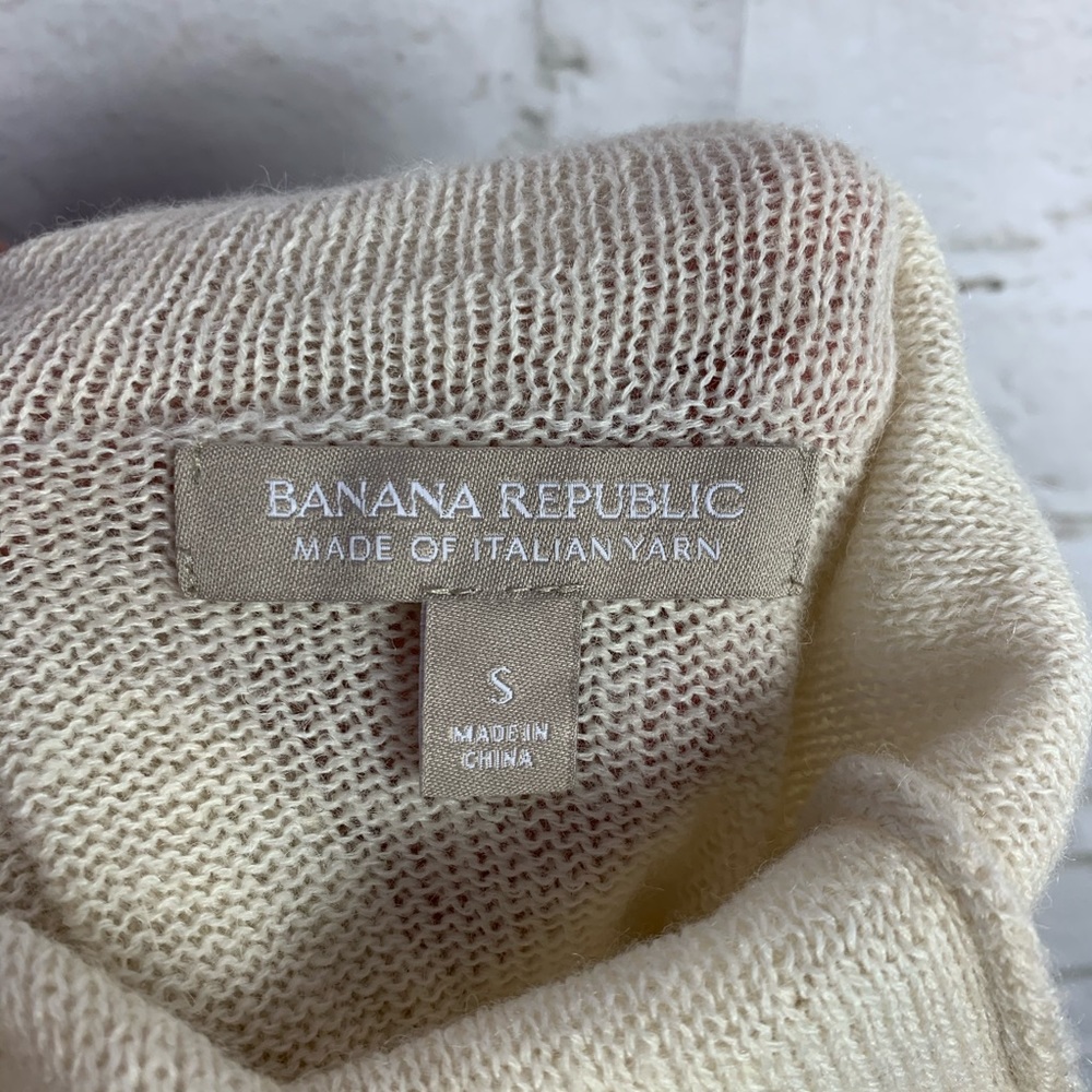 Banana Republic Cream Cowl Turtleneck Sweater S - Picture 5 of 5